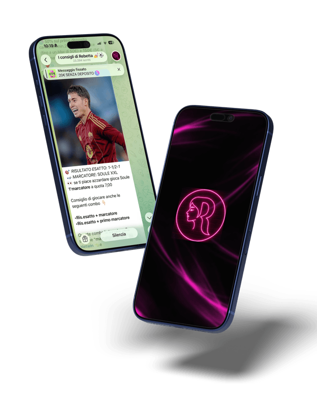 Anteprima canale Telegram Rebetta con pronostici calcio